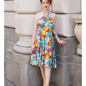 Trashy Diva Colorful Floral Midi Dress new never worn size 20